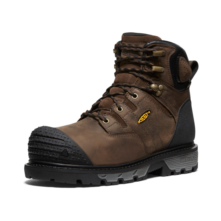 Men's CSA Camden 6" Waterproof Boot (Carbon Toe) Dark Earth/Black / Keen / Men's
