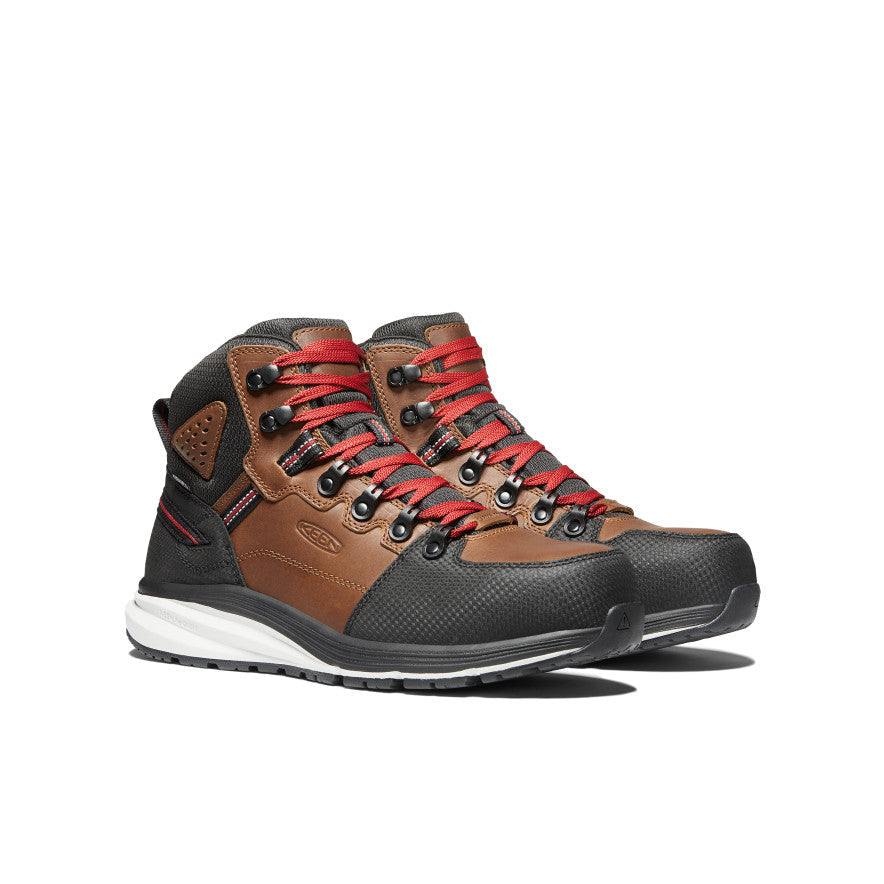 Men's Red Hook Waterproof Boot (Carbon Toe) Tobacco/Black / Keen / Men's