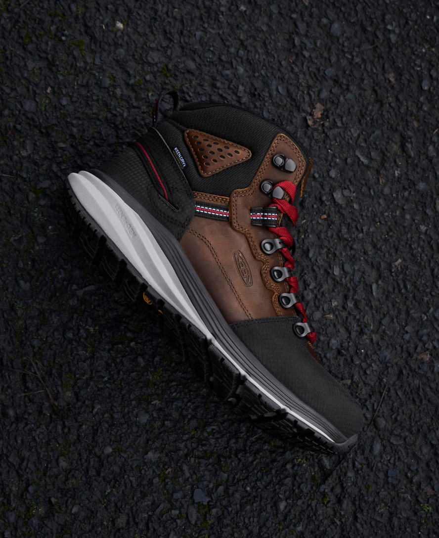 Men's Red Hook Waterproof Boot (Carbon Toe) Tobacco/Black / Keen / Men's