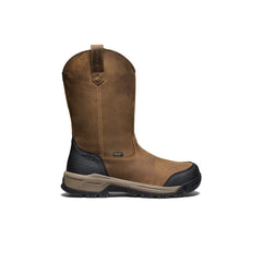 Men's Evanston Pull-On Waterproof Boot (Soft Toe) Bison/Black / Keen / Men's