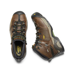 Men's Detroit XT Waterproof Boot (Steel Toe) Cascade Brown/Bronze Green / Keen / Men's