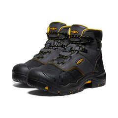 Men's Logandale Waterproof Boot (Steel Toe) Raven/Black / Keen / Men's