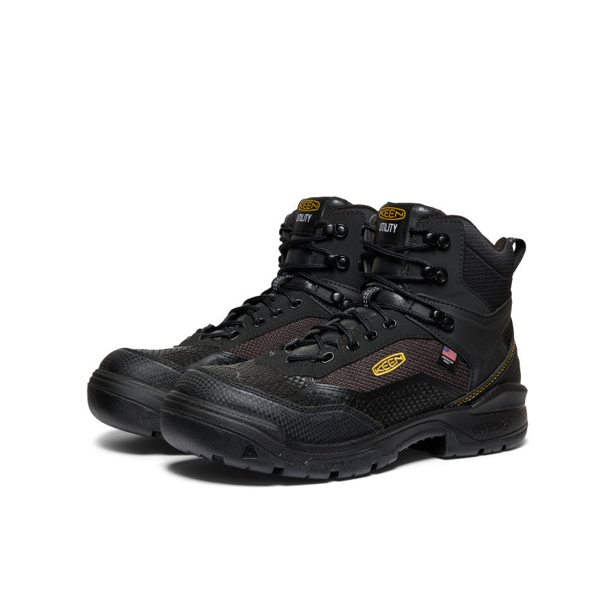 Men's Stronglite Waterproof Boot (Carbon Toe) Black/Black / Keen / Men's