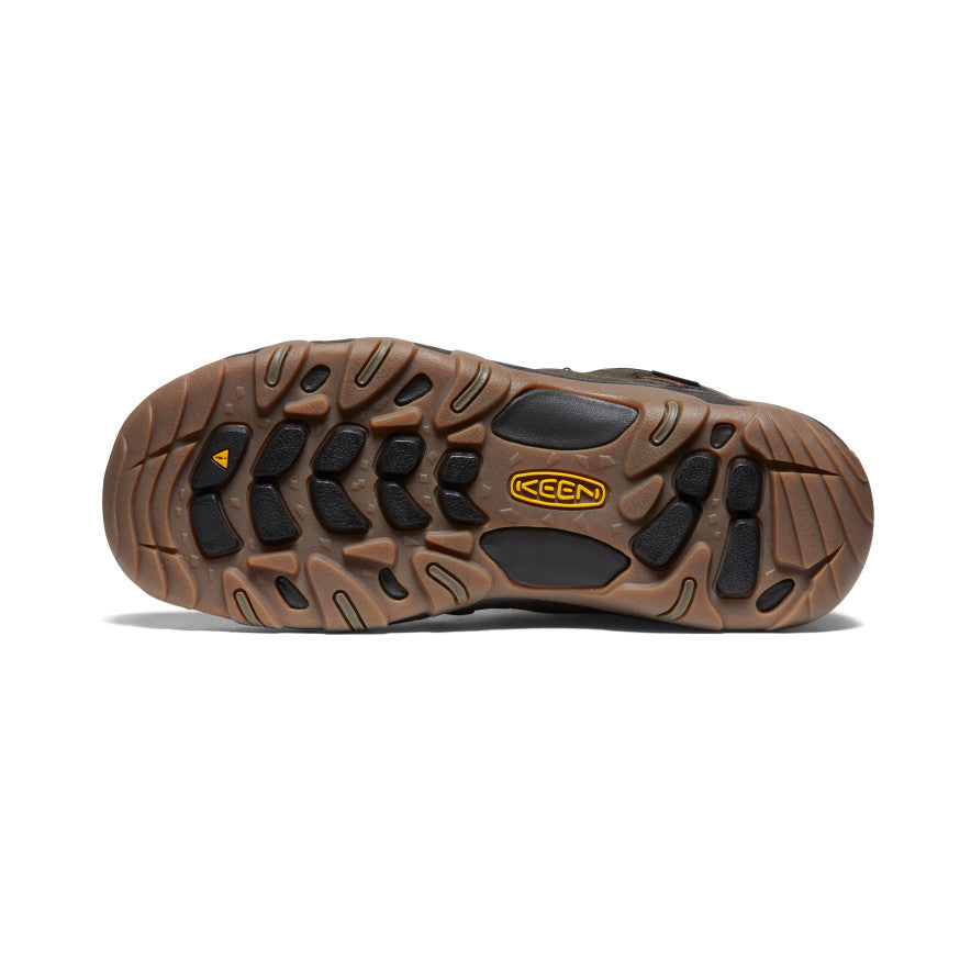 Men's Headout Waterproof Hiking Boot Black Olive/Fossil Orange / Keen / Men's