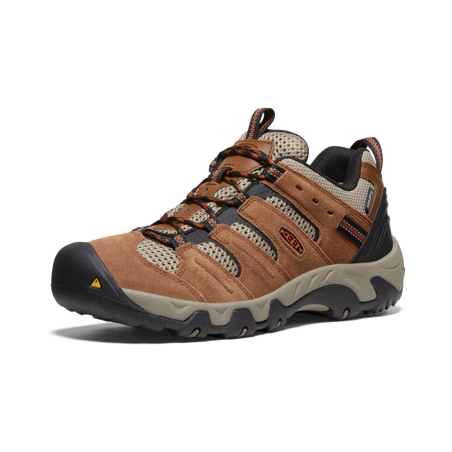 Men's Headout Waterproof Hiking Shoe Bison/Fossil Orange / Keen / Men's
