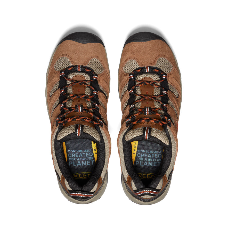 Men's Headout Waterproof Hiking Shoe Bison/Fossil Orange / Keen / Men's