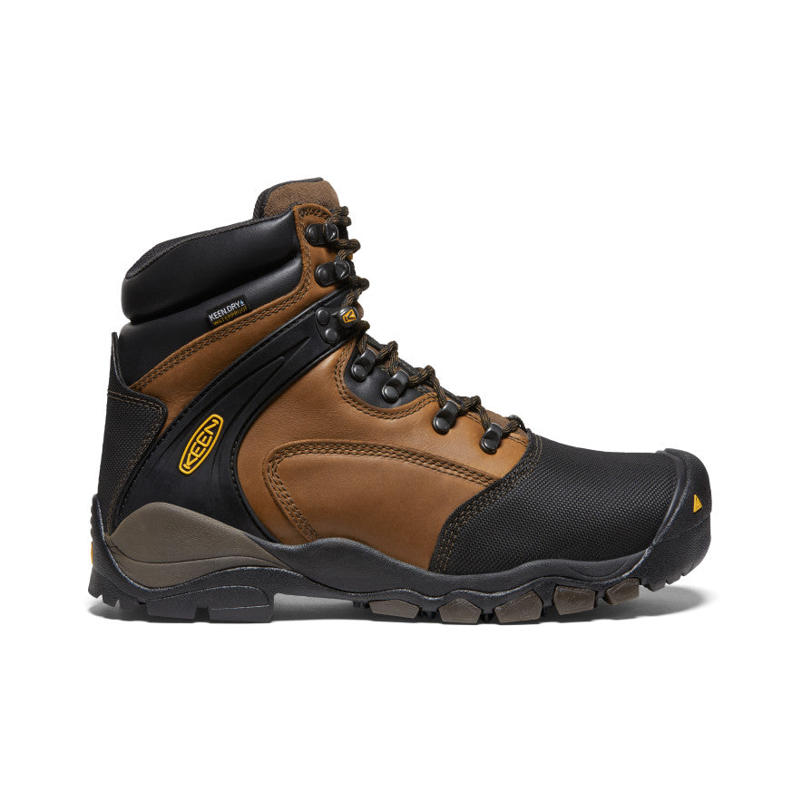 Men's Louisville 6" MET Waterproof Boot (Steel Toe) Slate Black / Keen / Men's