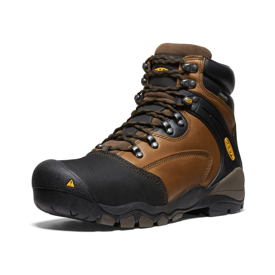 Men's Louisville 6" MET Waterproof Boot (Steel Toe) Slate Black / Keen / Men's