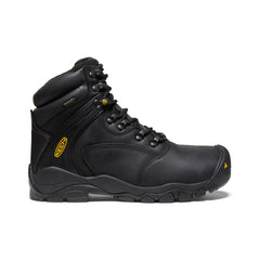 Men's Louisville 6" Waterproof Boot (Steel Toe) Black / Keen / Men's