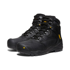Men's Louisville 6" Waterproof Boot (Steel Toe) Black / Keen / Men's