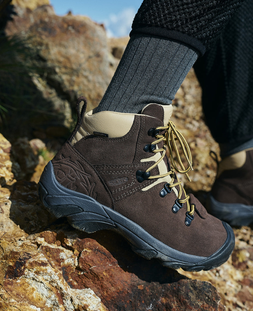 Men's Pyrenees Waterproof Hiking Boot x Mountain Research Mountain Research Brown / Keen / Men's