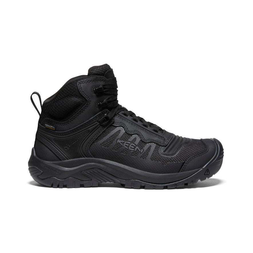 Men's Reno Waterproof Mid (Soft Toe) Black/Black / Keen / Men's