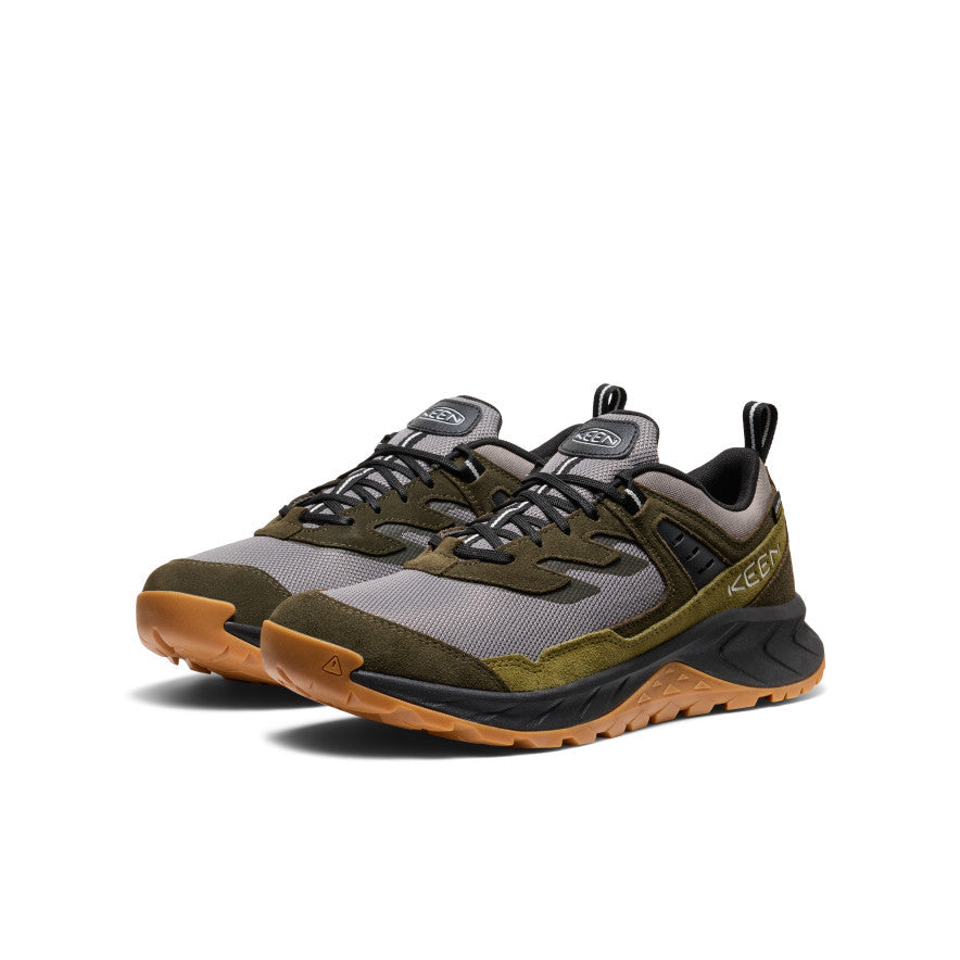 Men's Hightrail Waterproof Hiking Shoe Steel Grey/Forest Night / Keen / Men's