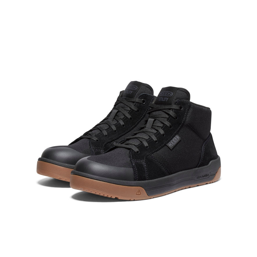 Men's Kenton Mid Work Shoe (Carbon Toe) Black/Gum / Keen / Men's