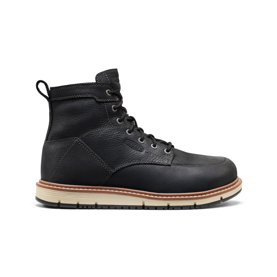 Men's San Jose 6" Boot (Aluminum Toe) Black/Caramel Cafe / Keen / Men's