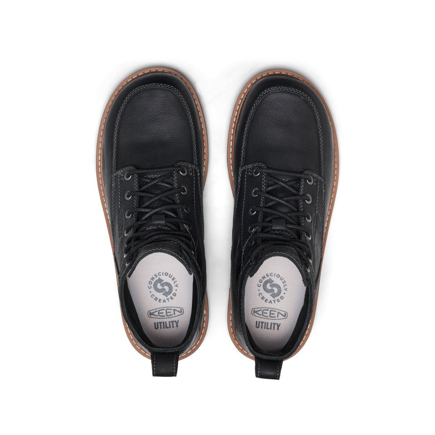 Men's San Jose 6" Boot (Aluminum Toe) Black/Caramel Cafe / Keen / Men's