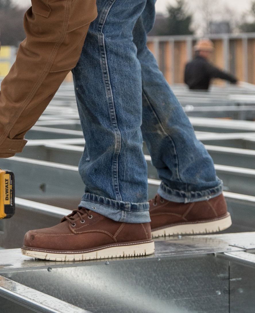 Men's San Jose 6" Boot (Soft Toe) Gingerbread/Off White / Keen / Men's