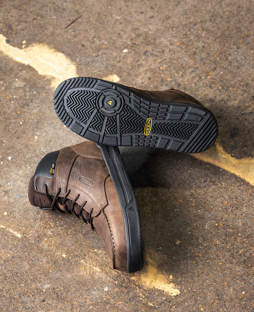 Men's Gibson ESD Boot (Carbon Toe) Cascade Brown/Black / Keen / Men's