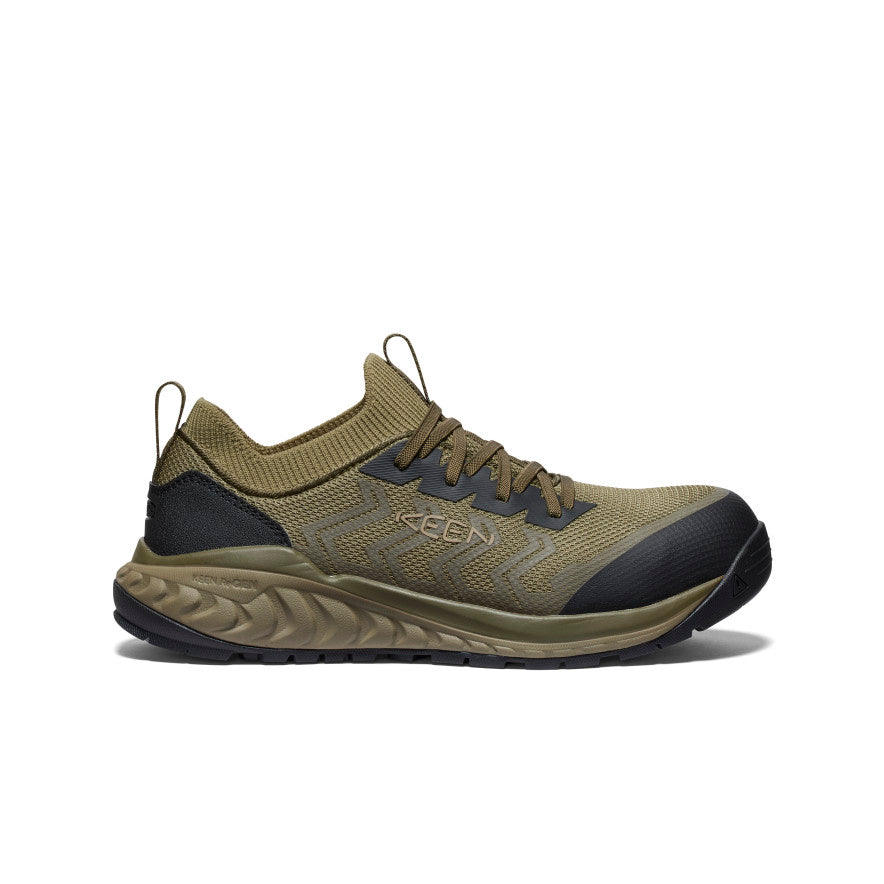 Men's Arvada Shift Work Sneaker (Carbon Toe) Martini Olive/Black / Keen / Men's
