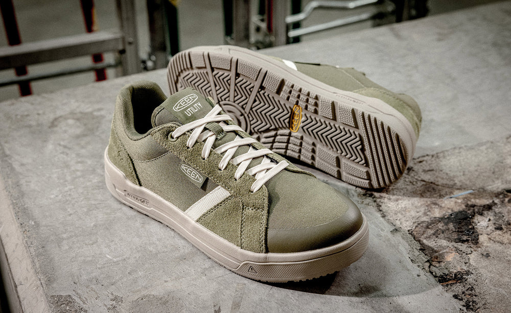 Men's Kenton Work Shoe (Soft Toe) Winter Moss/Birch / Keen / Men's