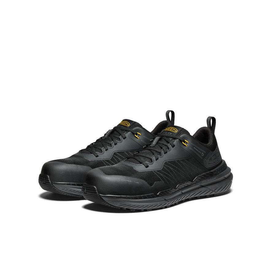 Men's Speedworks Work Sneaker (Carbon Toe) Black/Steel Grey / Keen / Men's