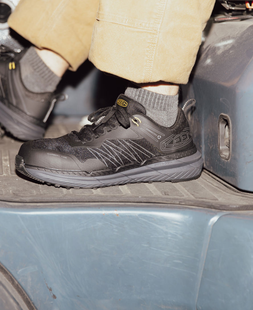 Men's Speedworks Work Sneaker (Carbon Toe) Black/Steel Grey / Keen / Men's