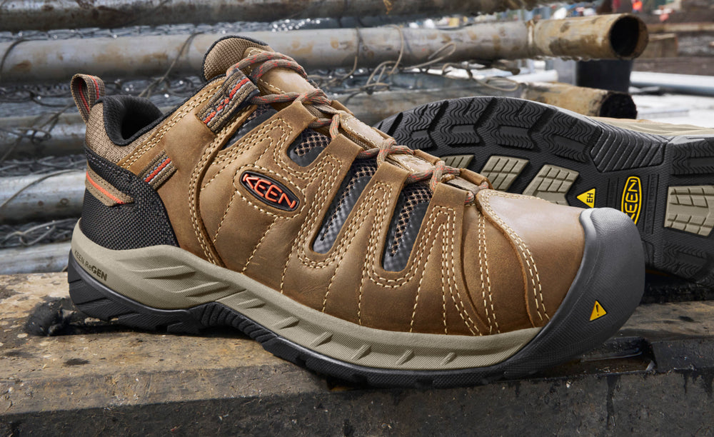 Men's Flint II (Steel Toe) Shitake/Rust / Keen / Men's