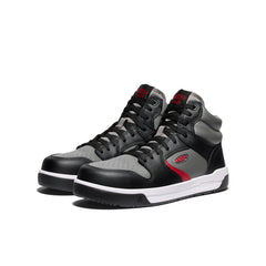 Men's Overton Mid Work Shoe (Carbon Toe) Steel Grey/Black / Keen / Men's