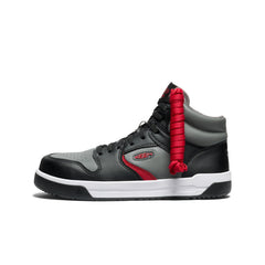 Men's Overton Mid Work Shoe (Carbon Toe) Steel Grey/Black / Keen / Men's