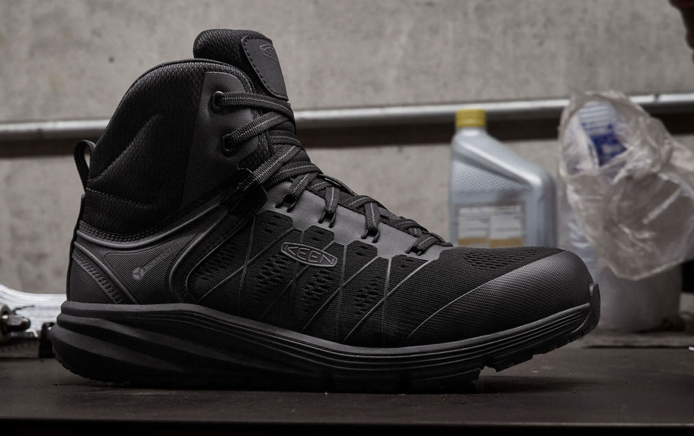 Men's Vista Energy Mid (Carbon Toe) Black/Raven / Keen / Men's