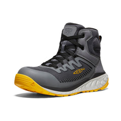 Men's Arvada Mid Work Sneaker (Carbon Toe) Black/Keen Yellow / Keen / Men's