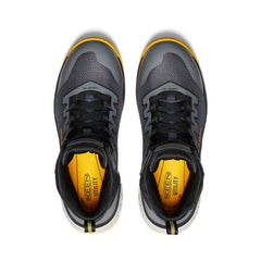 Men's Arvada Mid Work Sneaker (Carbon Toe) Black/Keen Yellow / Keen / Men's