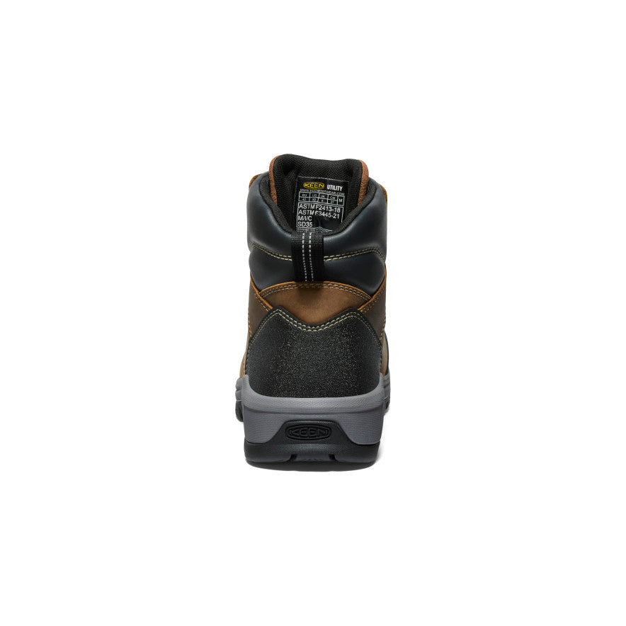 Men's Evanston 6" ESD Boot (Carbon Toe) Bison/Black / Keen / Men's