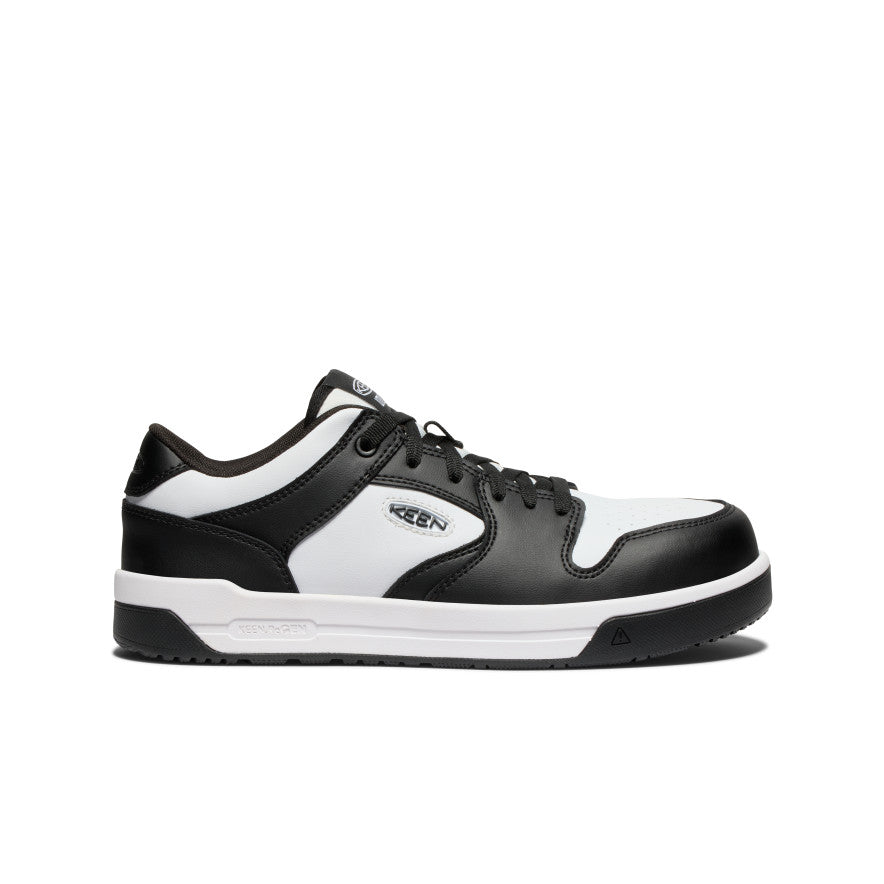 Men's Overton Work Shoe (Carbon Toe) Star White/Black / Keen / Men's