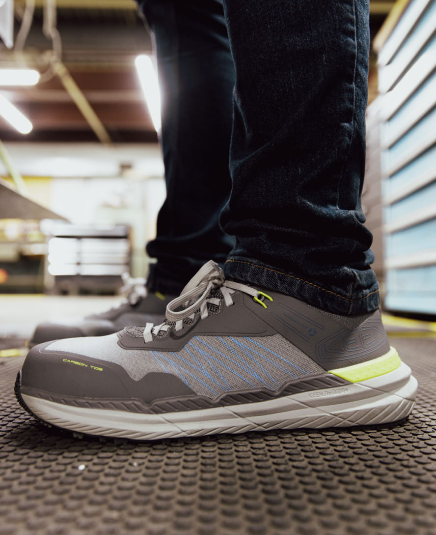 Men's Speedworks ESD Work Sneaker (Carbon Toe) Steel Grey/Vintage Indigo / Keen / Men's
