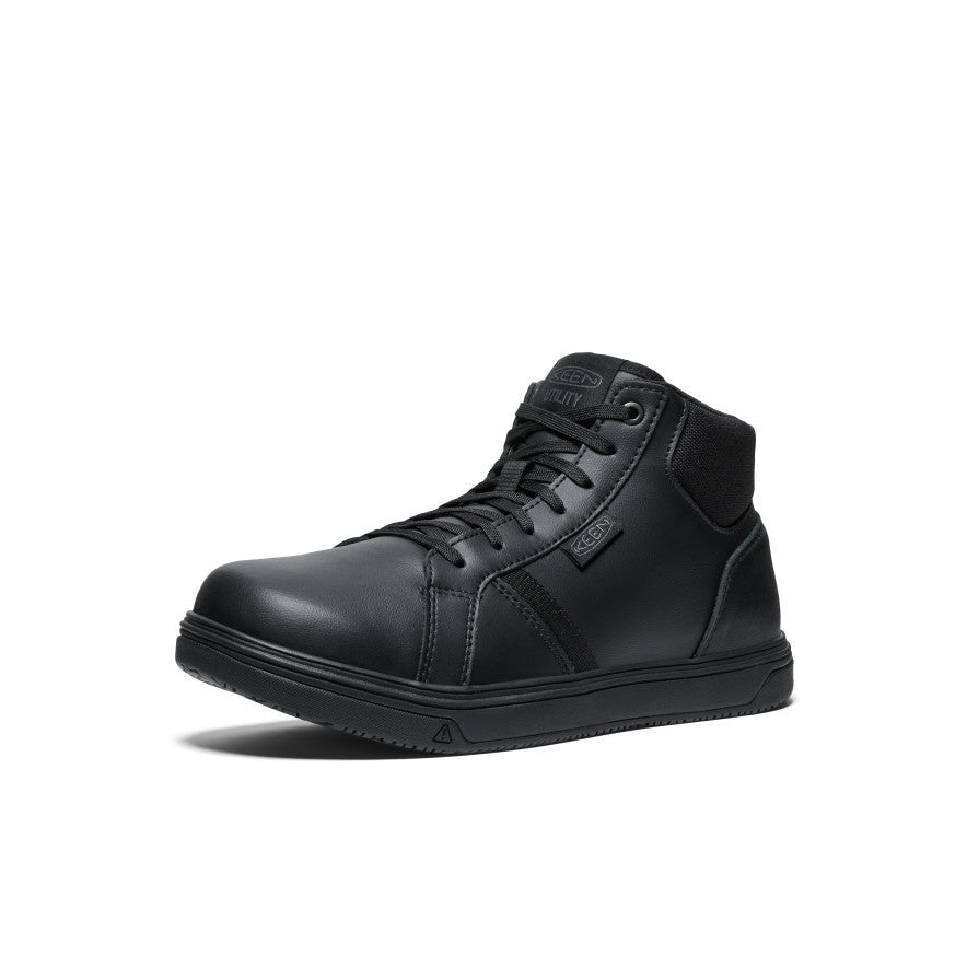 Men's PTC Kenton Mid Work Shoe (Soft Toe) Black/Black / Keen / Men's