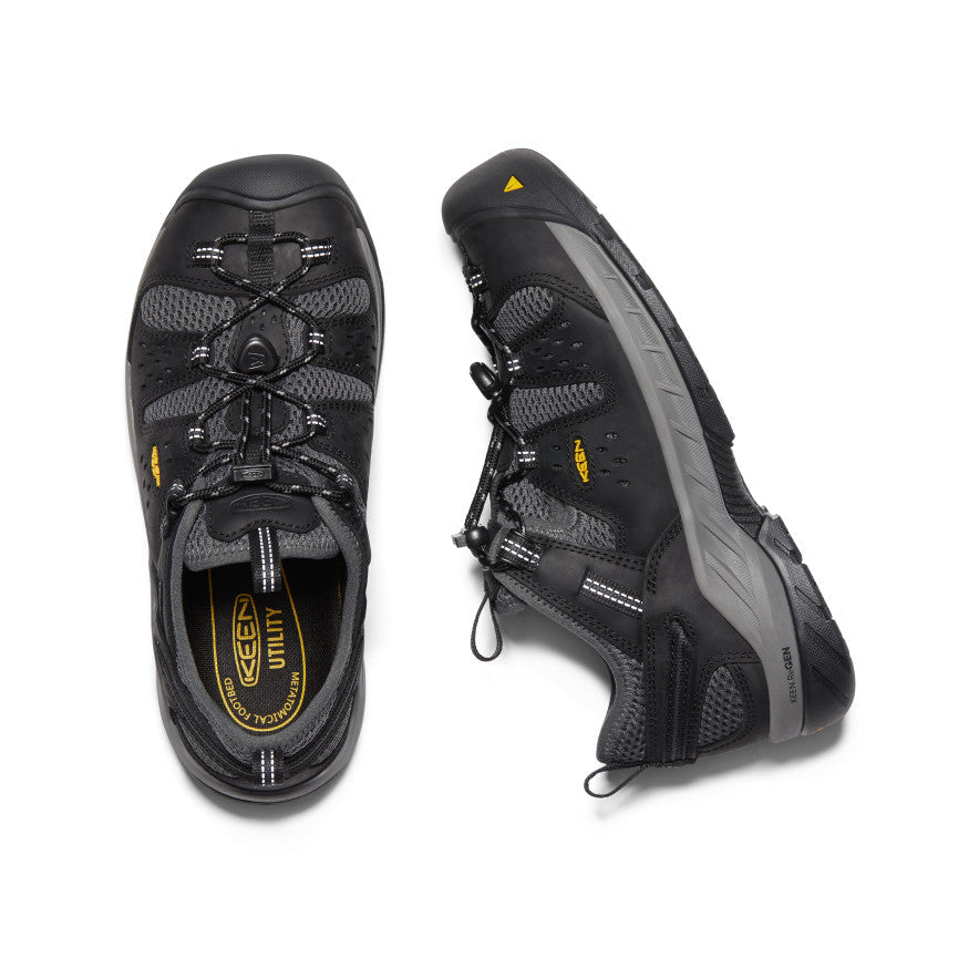 Men's Atlanta Cool II (Steel Toe) Black/Dark Shadow / Keen / Men's