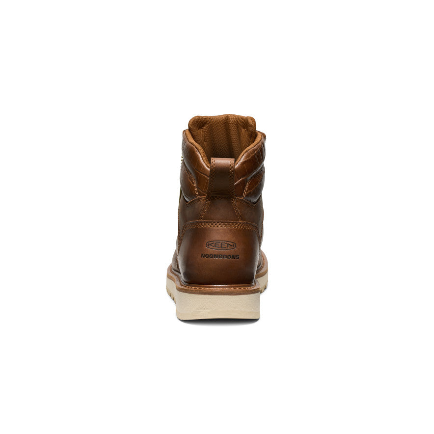 Men's Cincinnati 6" Boot (Soft Toe) x Noon Goons  Leather Brown/Off White / Keen / Men's