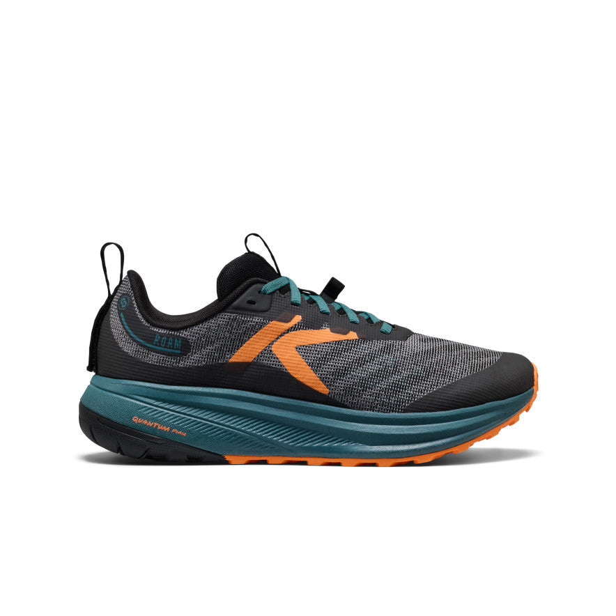 Men's Roam Trail Running Shoe Black/Orange Peel / Keen / Men's