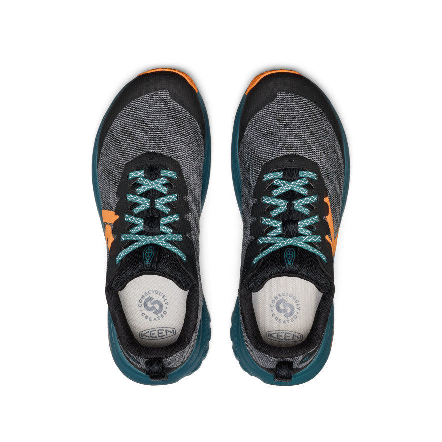 Men's Roam Trail Running Shoe Black/Orange Peel / Keen / Men's