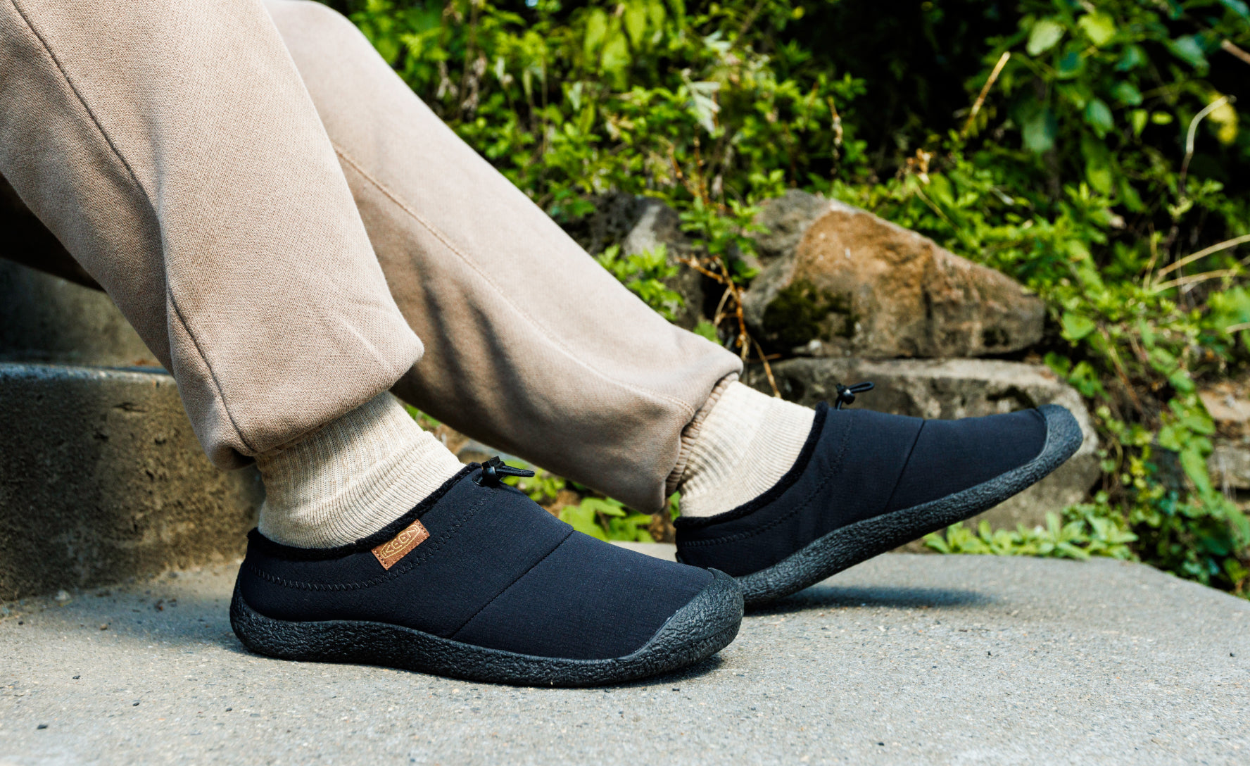Men's Howser III Slide Black/Black Recycled / Keen / Men's