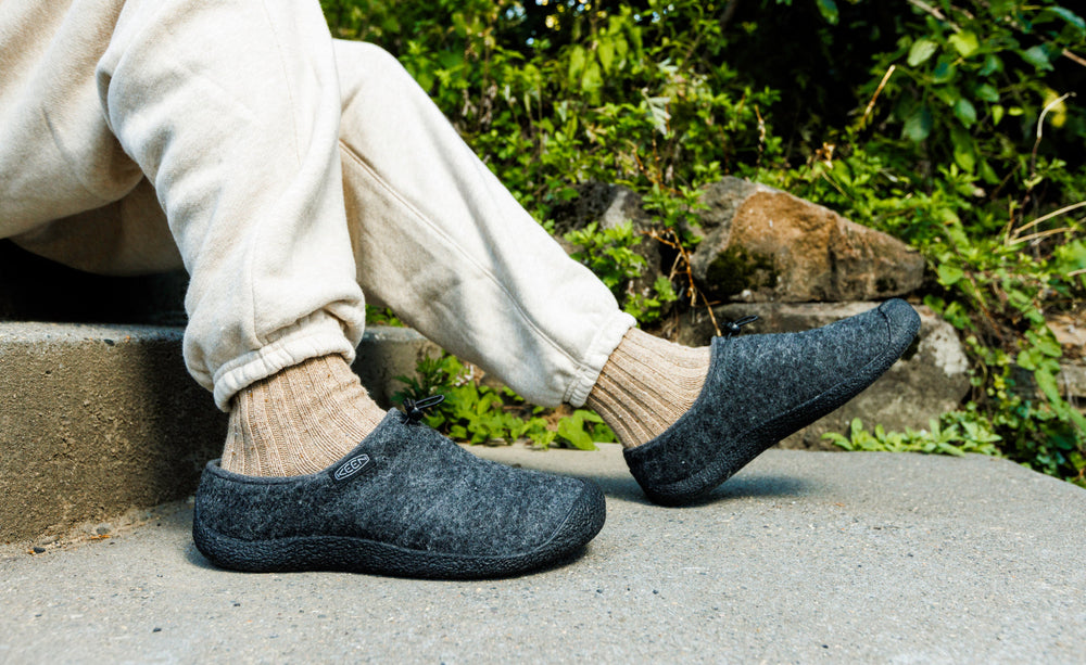 Men's Howser III Slide Charcoal Grey Felt/Black / Keen / Men's