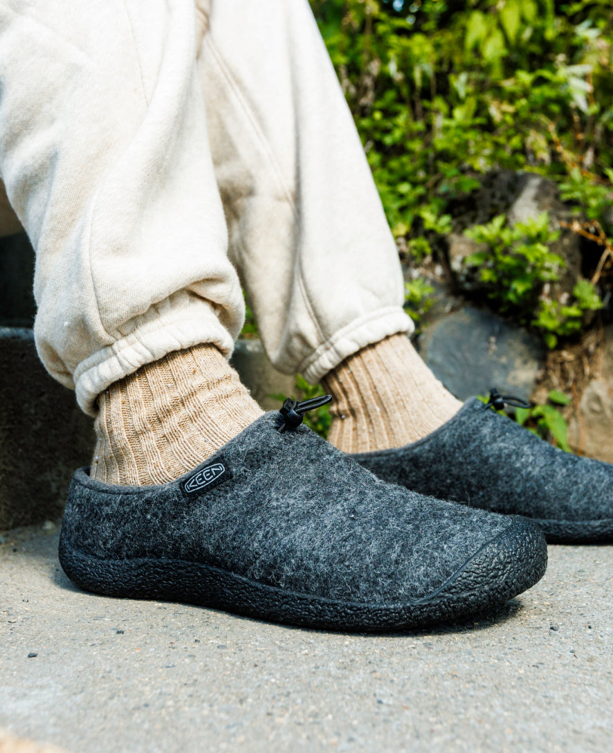 Men's Howser III Slide Charcoal Grey Felt/Black / Keen / Men's