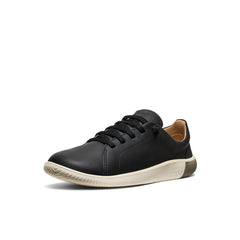 Men's KNX Leather Sneaker Black/Star White / Keen / Men's