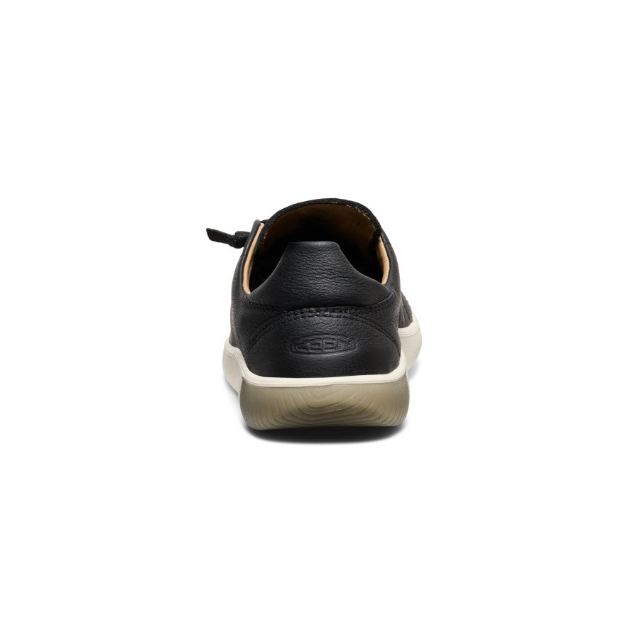 Men's KNX Leather Sneaker Black/Star White / Keen / Men's