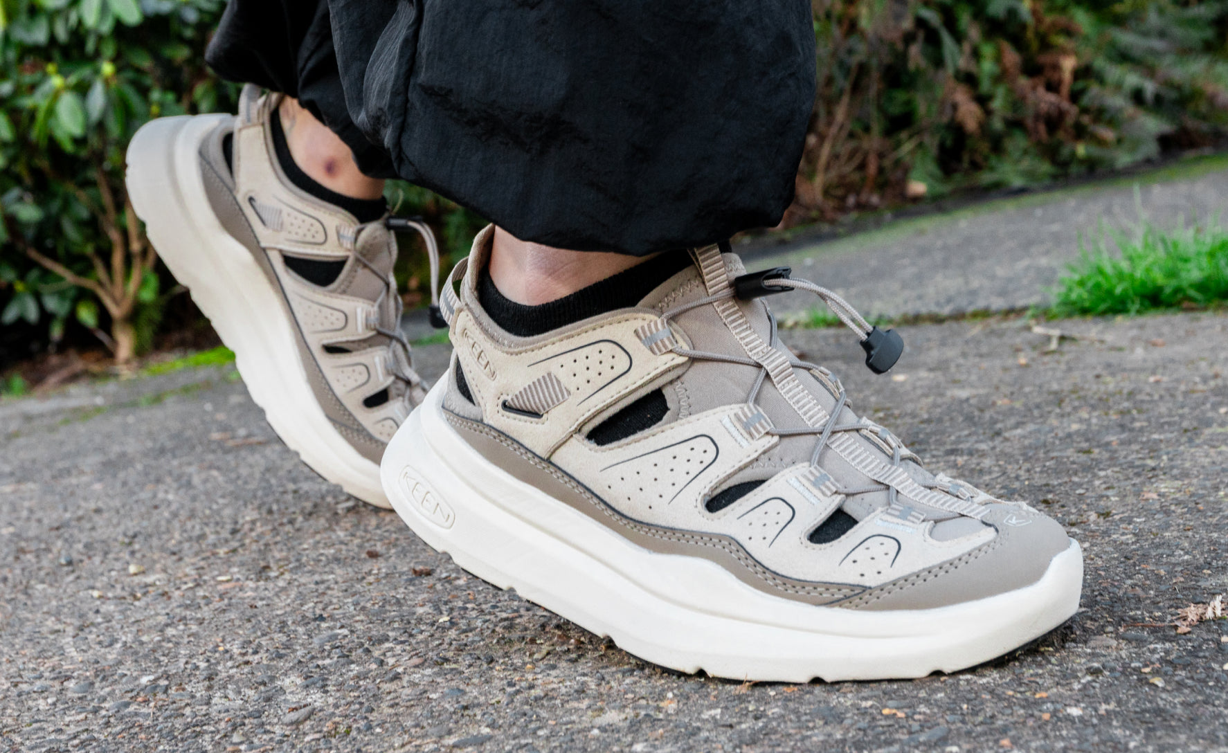 Men's WK450 Walking Sandal Plaza Taupe/Black / Keen / Men's