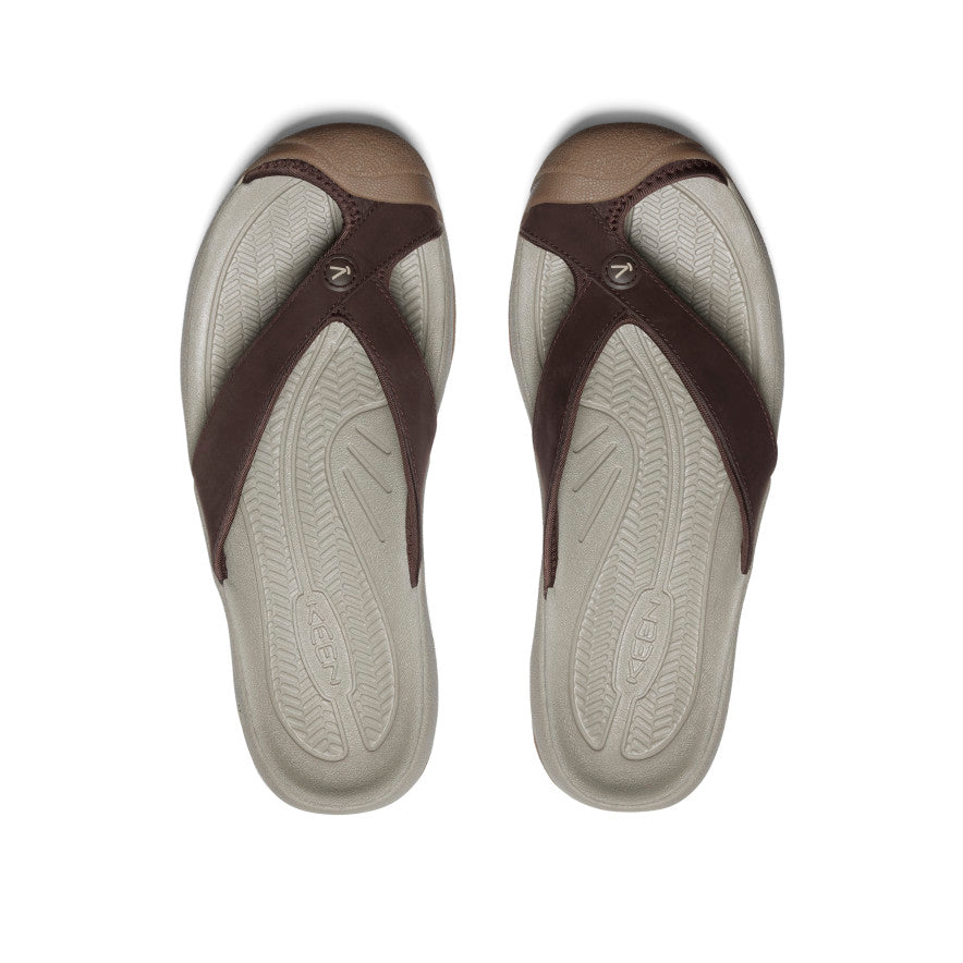 Men's Waimea Leather Flip-Flop Java/Plaza Taupe / Keen / Men's