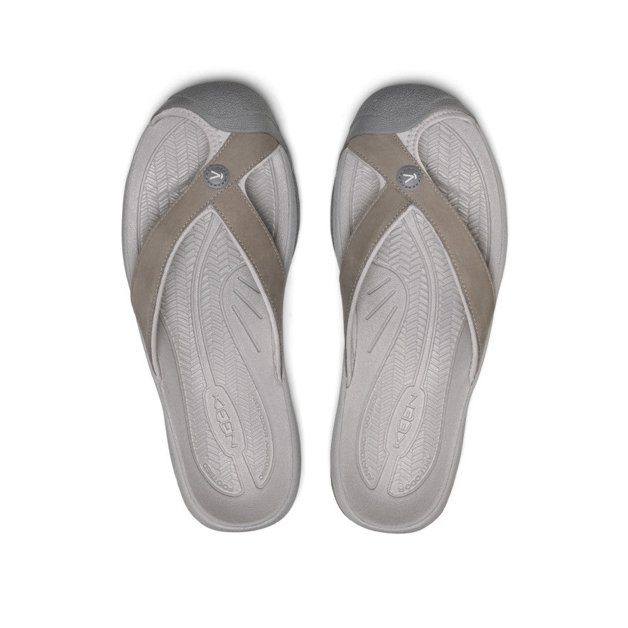 Men's Waimea Leather Flip-Flop Monochrome/Steel Grey / Keen / Men's