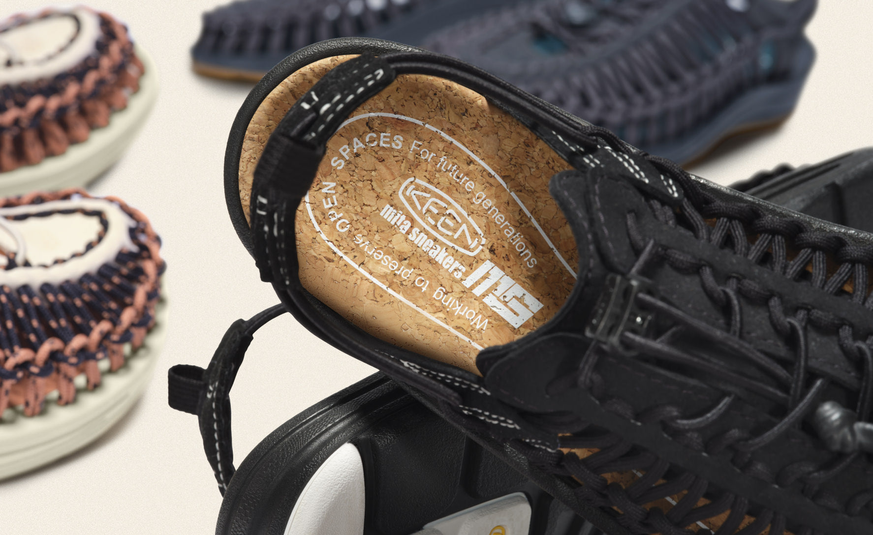 All Gender UNEEK II Convertible x Mita Sneakers Black/Ms4 / Keen / Men's|Women's