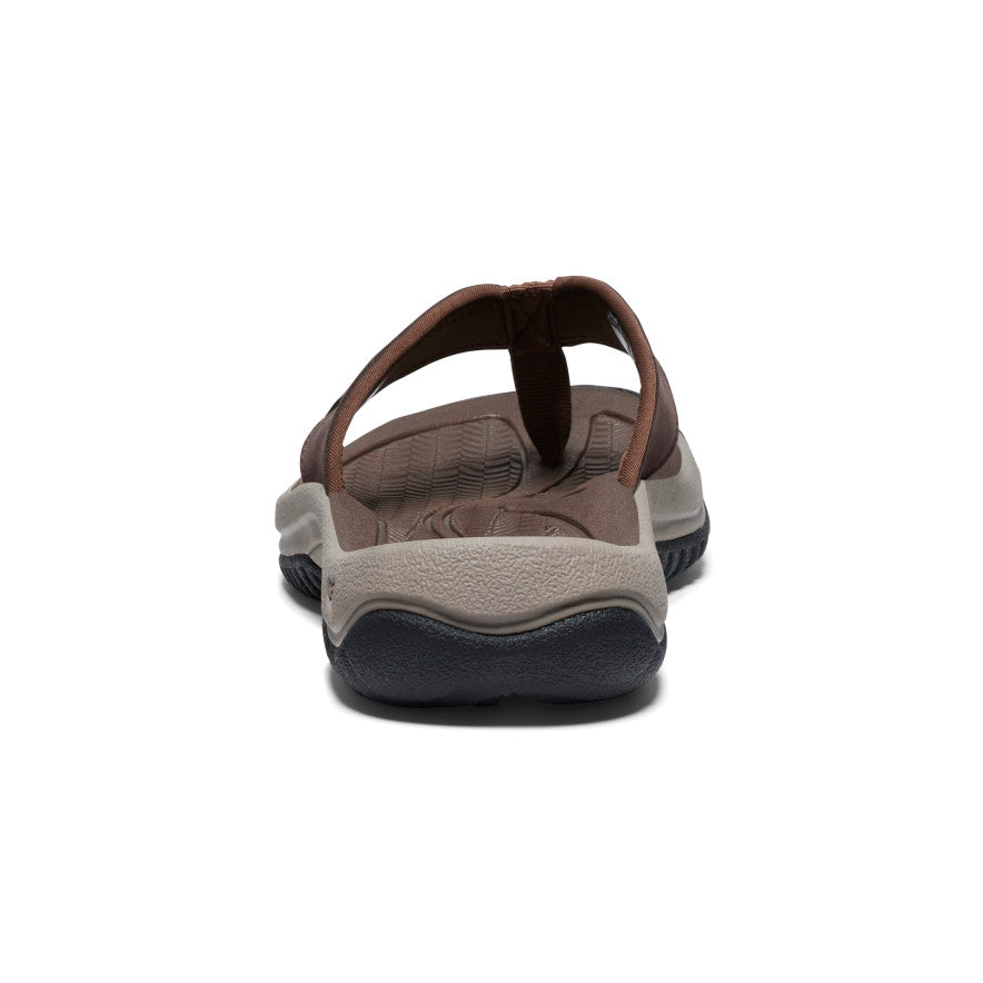 Men's Kona Leather Flip-Flop Java/Dark Earth / Keen / Men's